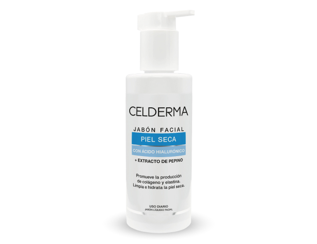 CELDERMA JABÓN FACIAL PIEL SECA