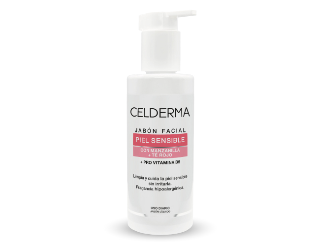 CELDERMA JABÓN FACIAL PIEL SENSIBLE