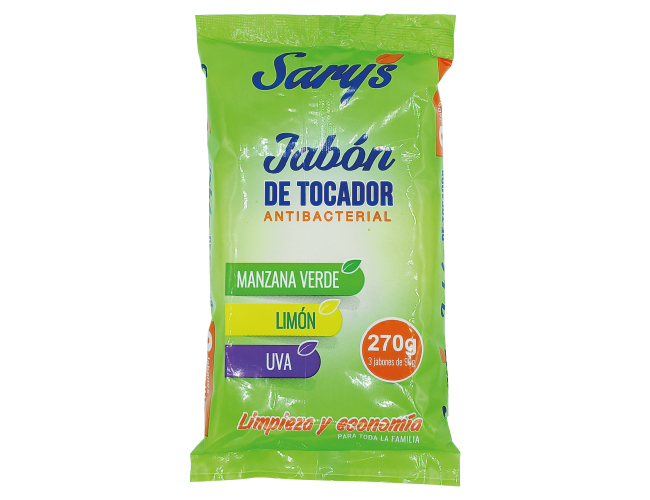 SARY'S JABÓN DE TOCADOR ANTIBACTERIAL