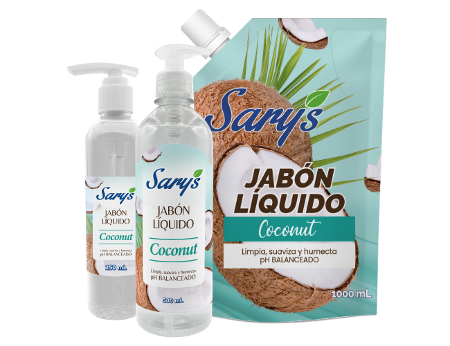 SARY'S JABON LÍQUIDO COCONUT