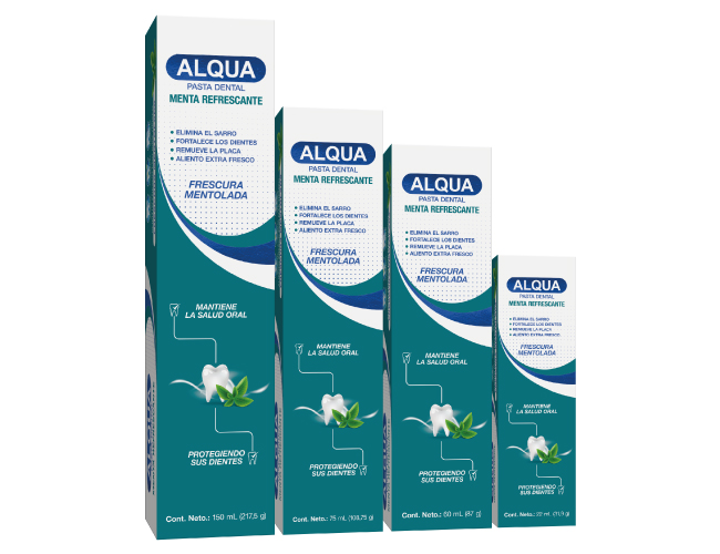 ALQUA PASTA DENTAL MENTA REFRESCANTE