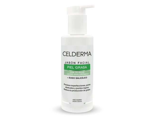 CELDERMA JABÓN FACIAL PIEL GRASA