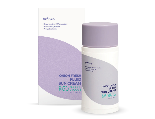 ONION FRESH FLUID SUN CREAM SPF 50+ PA++++ UVA/UVB