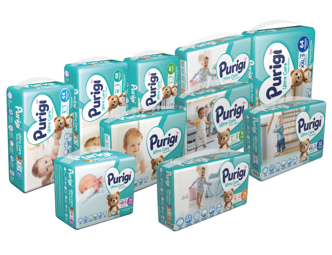 PURIGI PAÑALES PARA BEBÉ ULTRA CARE