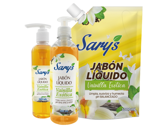 SARY’S JABON LÍQUIDO VAINILLA EXÓTICA